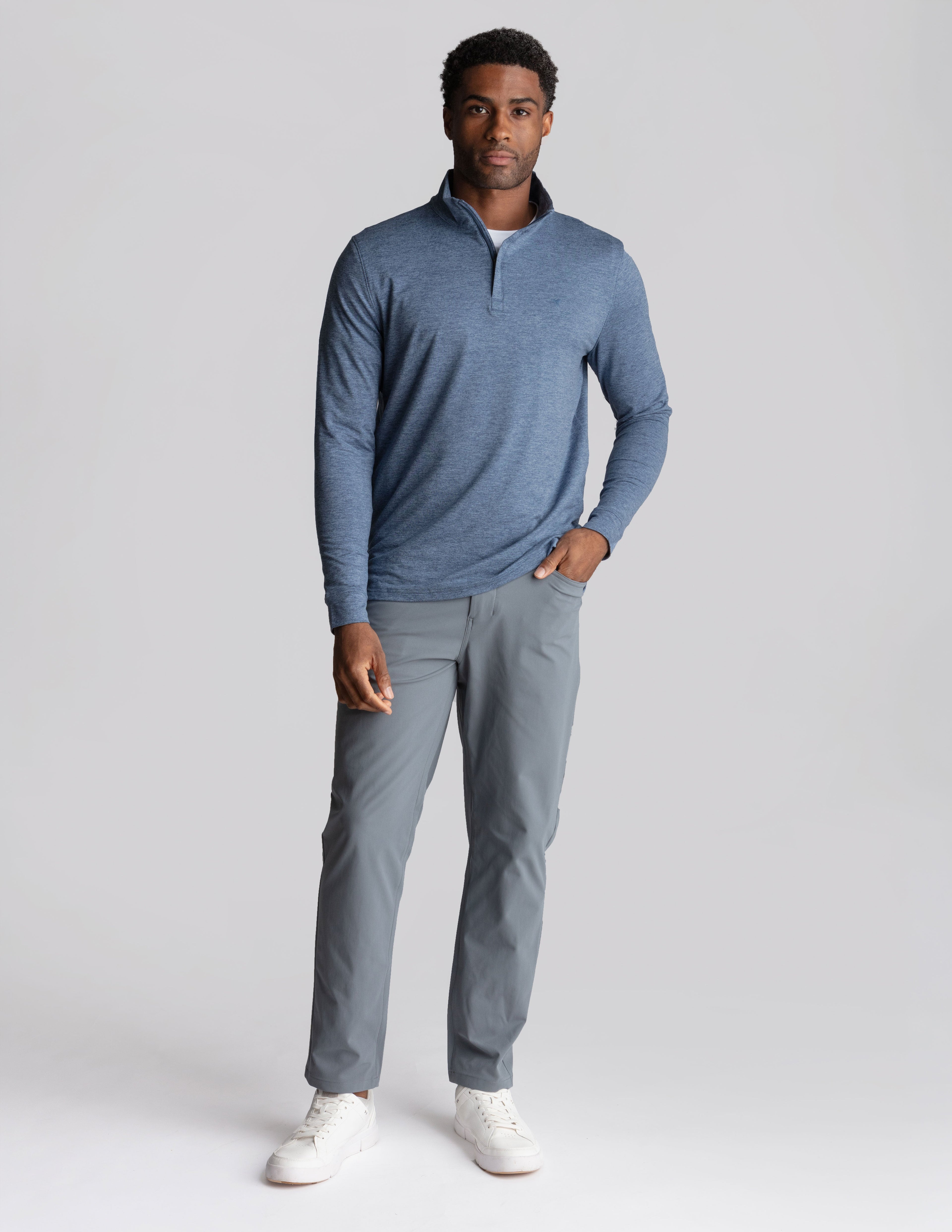 5-Pocket Tech Pants - Dark Gray - Classic Fit (The Thunder Runs)