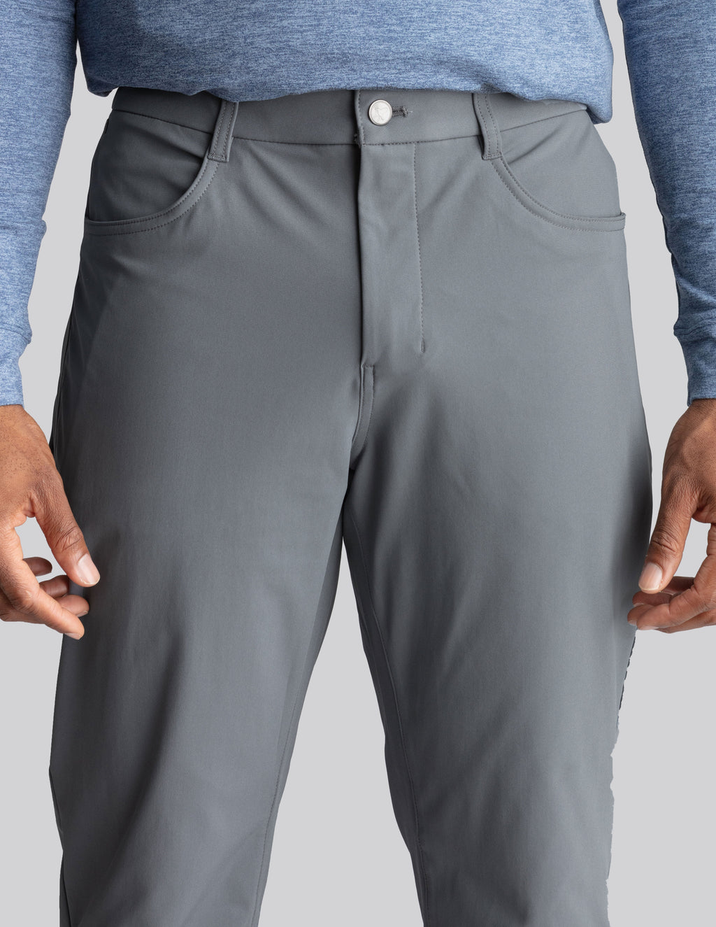 5-Pocket Tech Pants - Dark Gray - Classic Fit (The Thunder Runs)