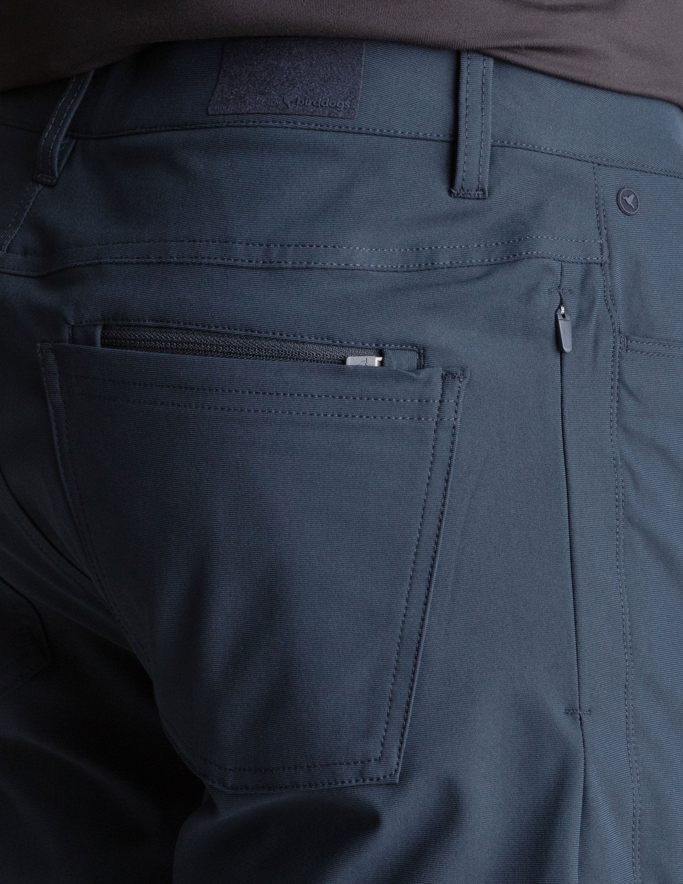 5-Pocket Tech Pants- Navy - Relaxed Fit (The Apollowned)