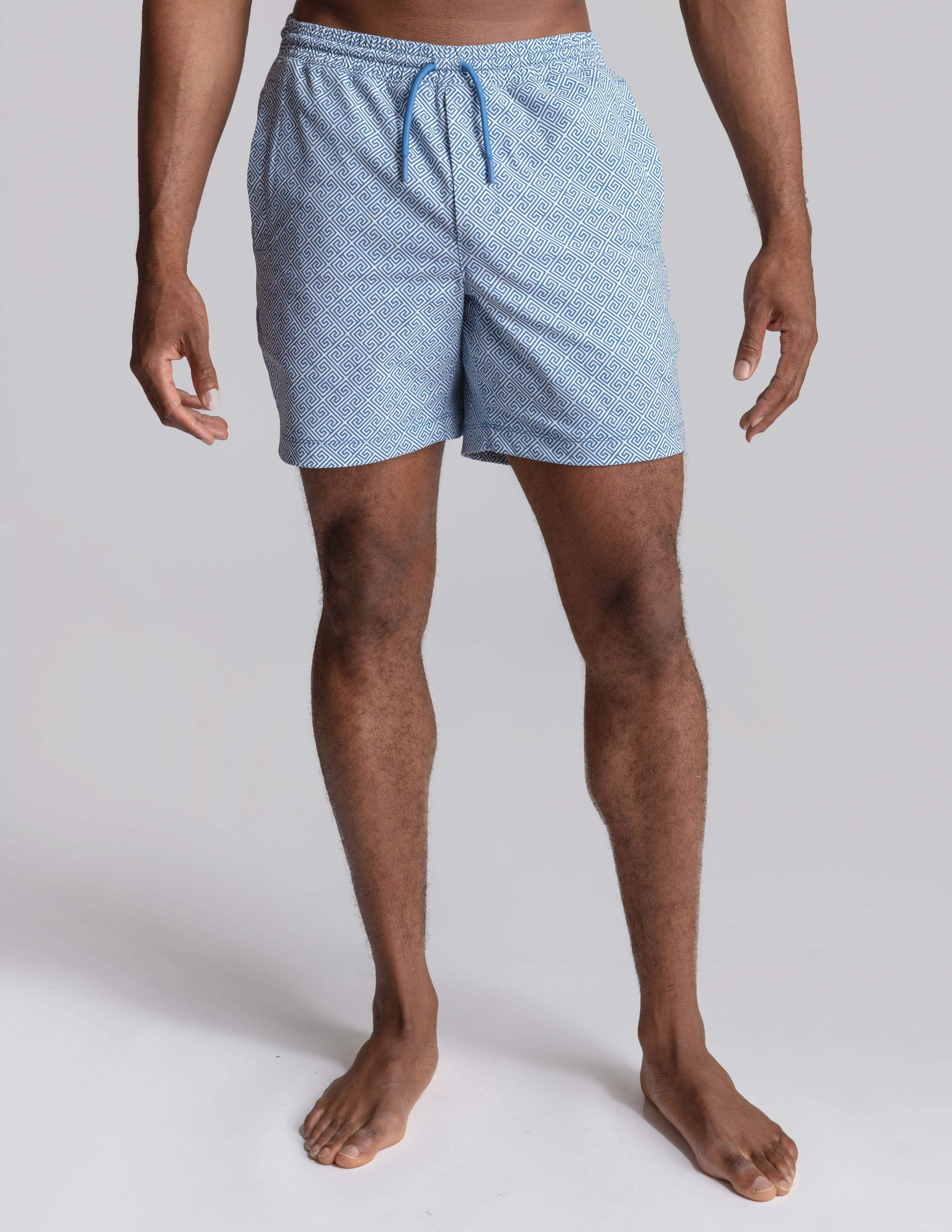 Swim Shorts - Delphi Blue (The Aegean Ease)