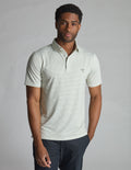 NoFlop Golf Polo - Oatmeal Bowtie (The Jon Daily)