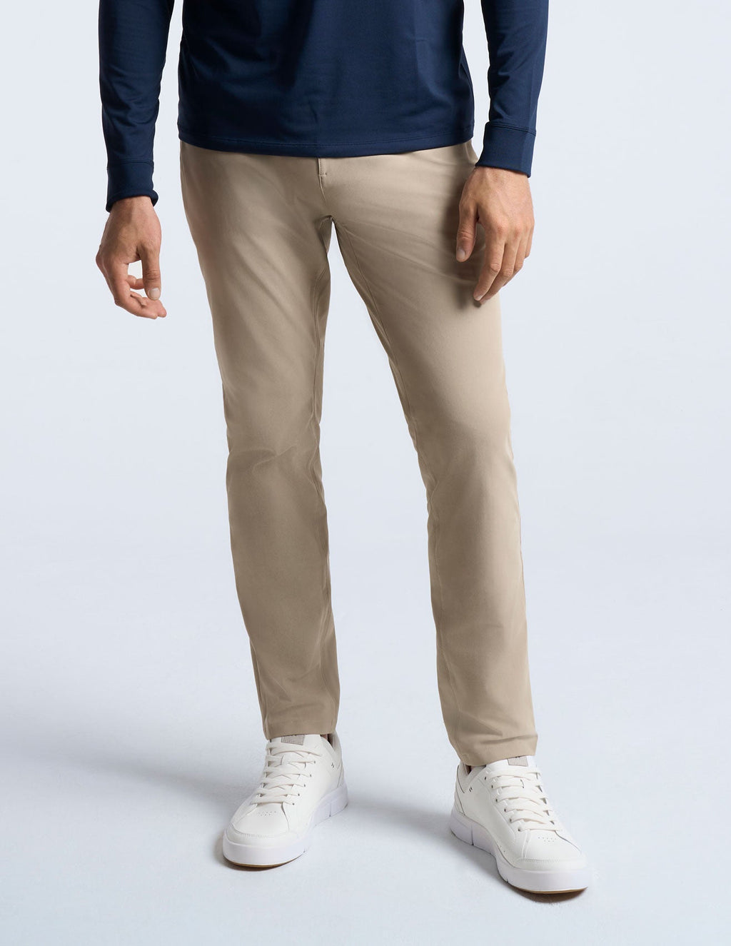 5-Pocket Tech Pants - Khaki - Slim Fit (The Theta Waves)