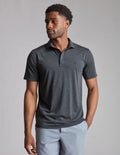 NoSweat Polo - Black Heather (The Second Wind)