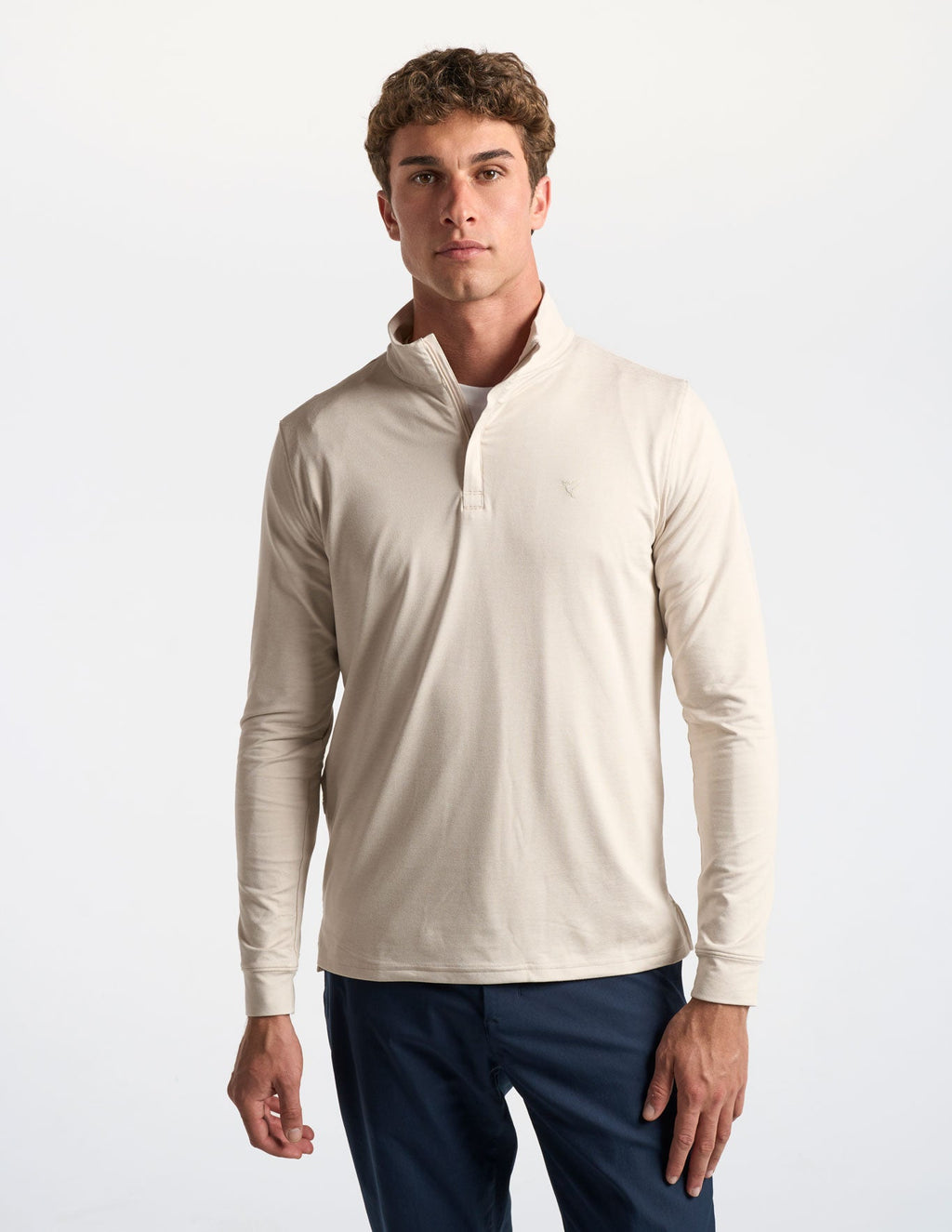 Quarter Zip - Oatmeal Heather (The Geronimo)